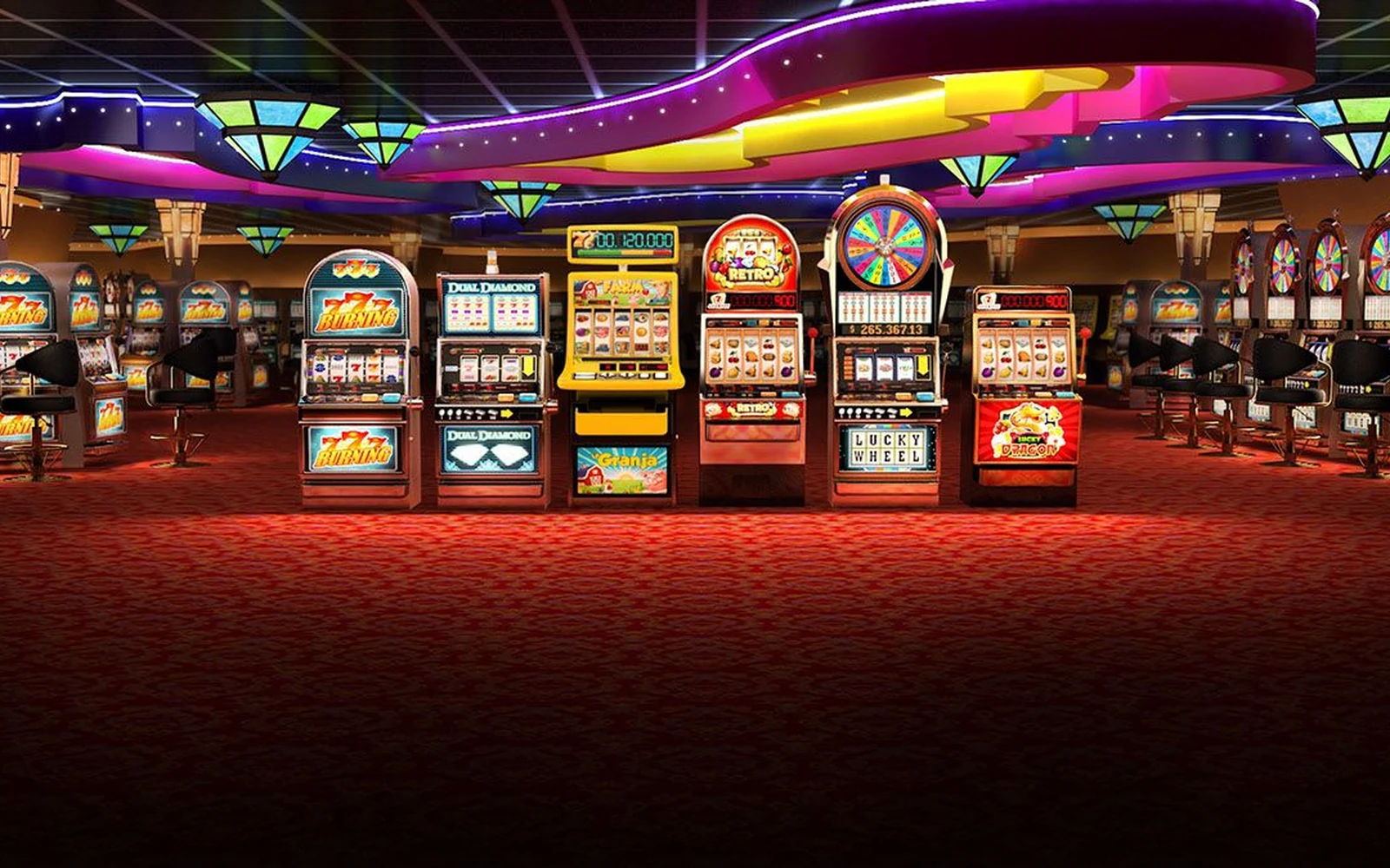 Antarmuka permainan slot yang disusun untuk tampilan mobile