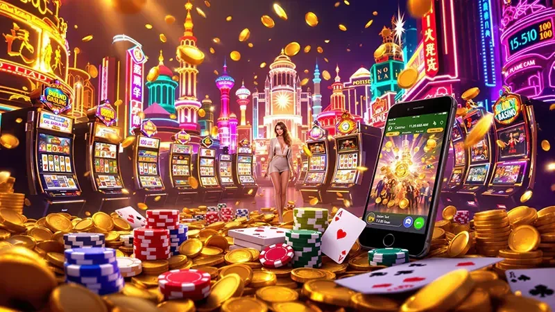 Tampilan kategori permainan slot dengan reel dan tema visual